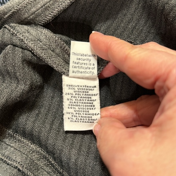 Diane von Furstenberg Grey Knit, Sleeveless, Fit and Flare Dress Size:0 - Picture 6 of 6